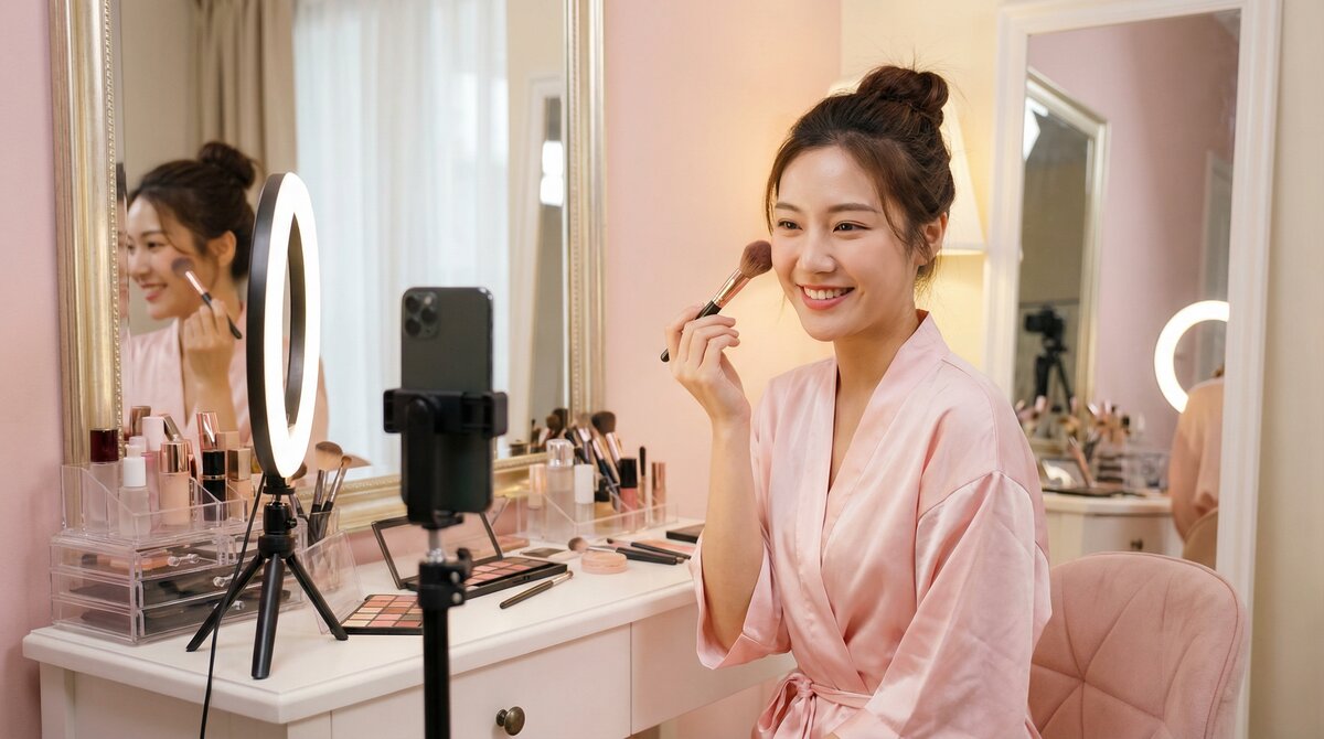 反差母狗美妆视频教程